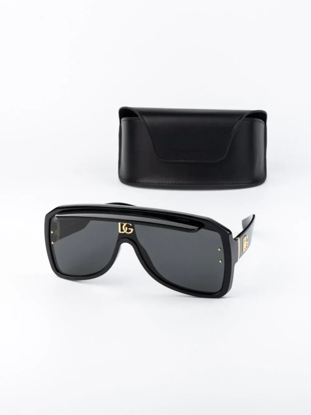 D&G Women Sunglasses Black Grey DG6205 501/87 NEW AUTHENTIC
